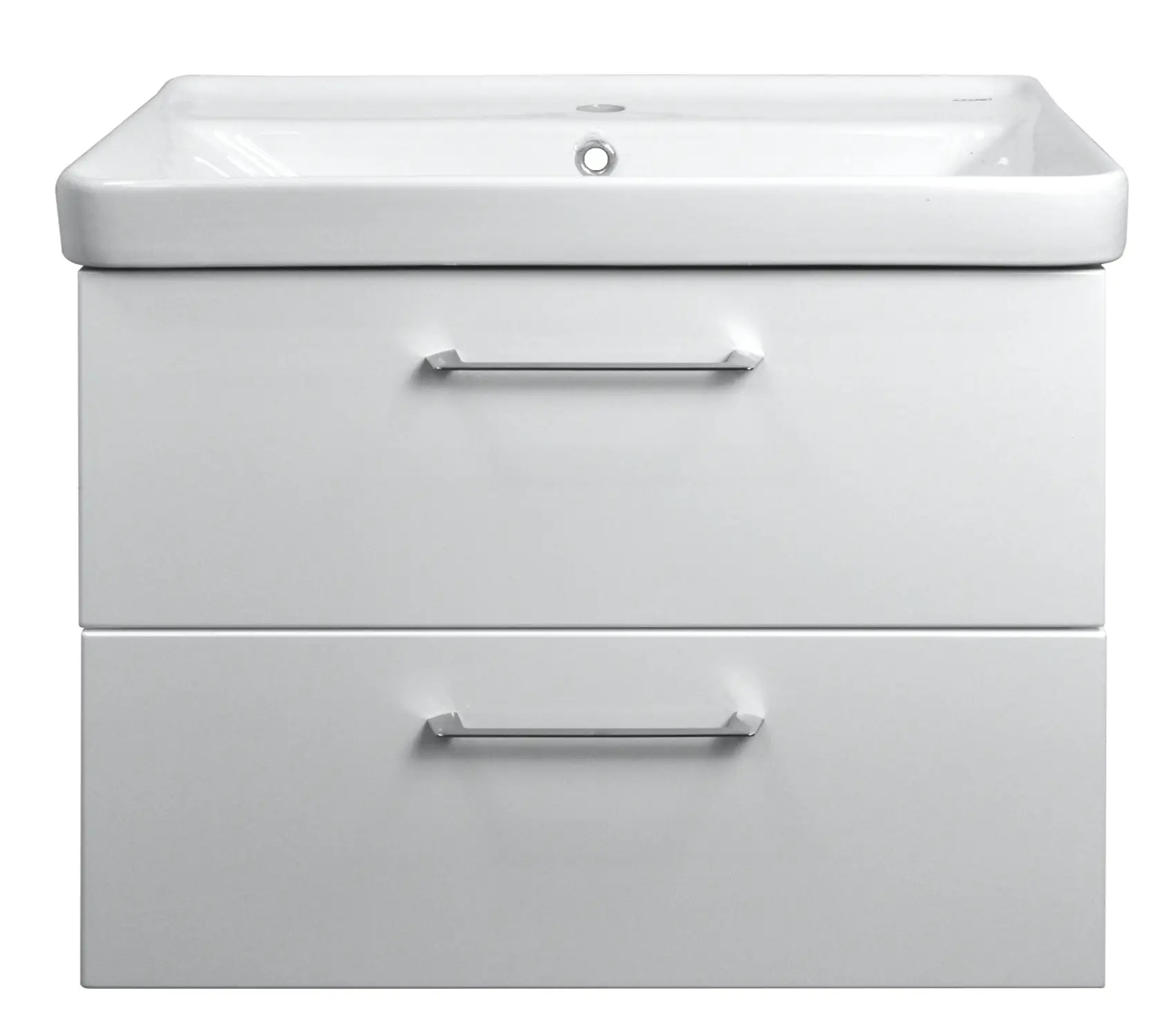 Комплект Azario тумба Ника 80 800х475х560 подвесная с раковиной Monte tx 80, белый глянцевый (CS00080145)