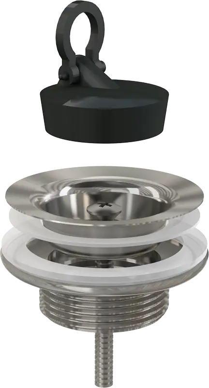 Донный клапан Alcadrain Хром (A439)