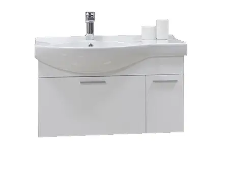 Тумба под раковину AQUATON Инди 80 подвесная, белая (1A188401ND010)