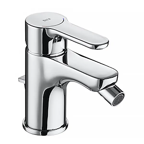 Смеситель для биде Roca L20 с донным клапаном, керамический картридж, хром (7.5A6A.0.9C0.M)