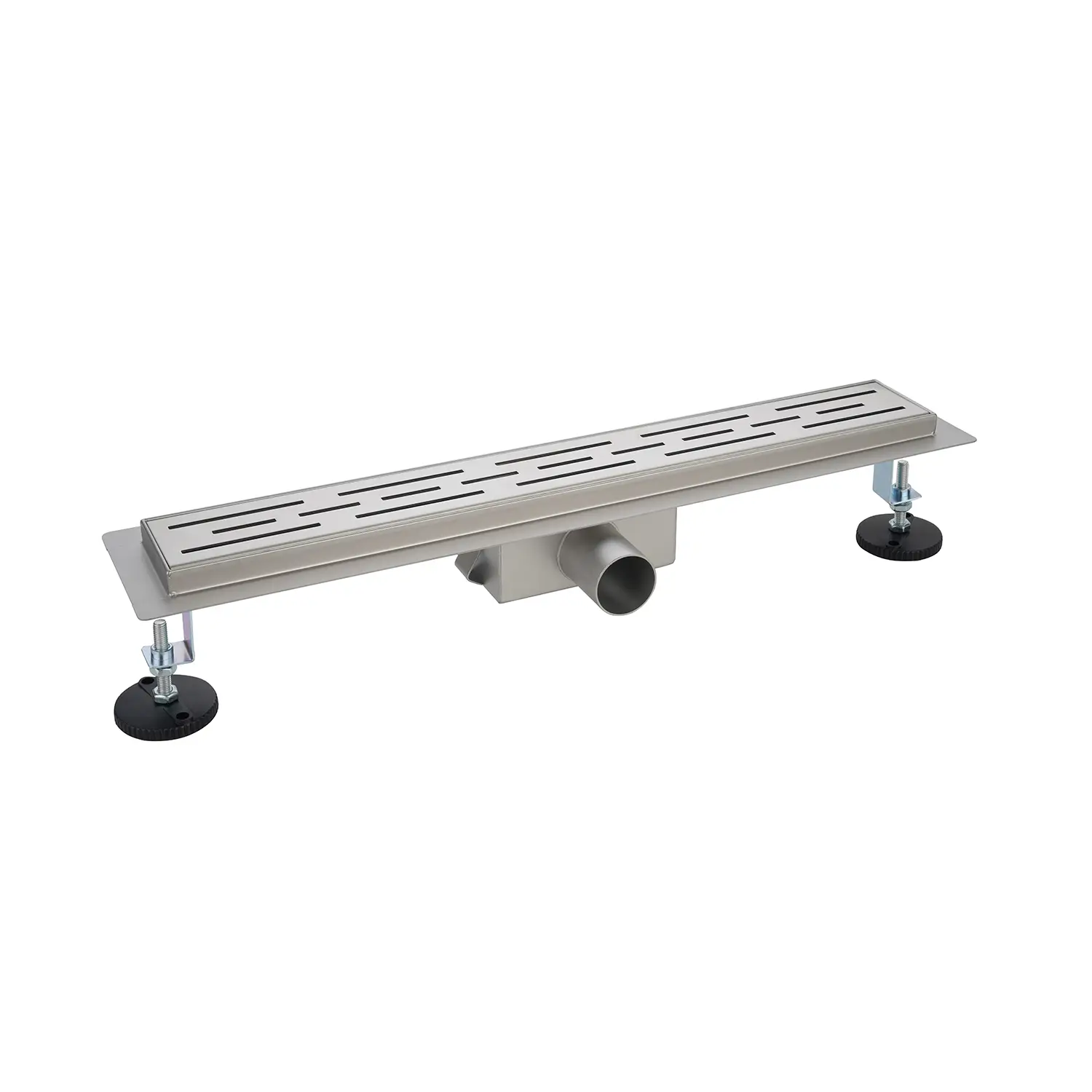 Душевой лоток AZARIO 800 мм, D40(50), металлическая перфорированная решетка, металлический желоб, комбинированный затвор (AZT2FT01800)