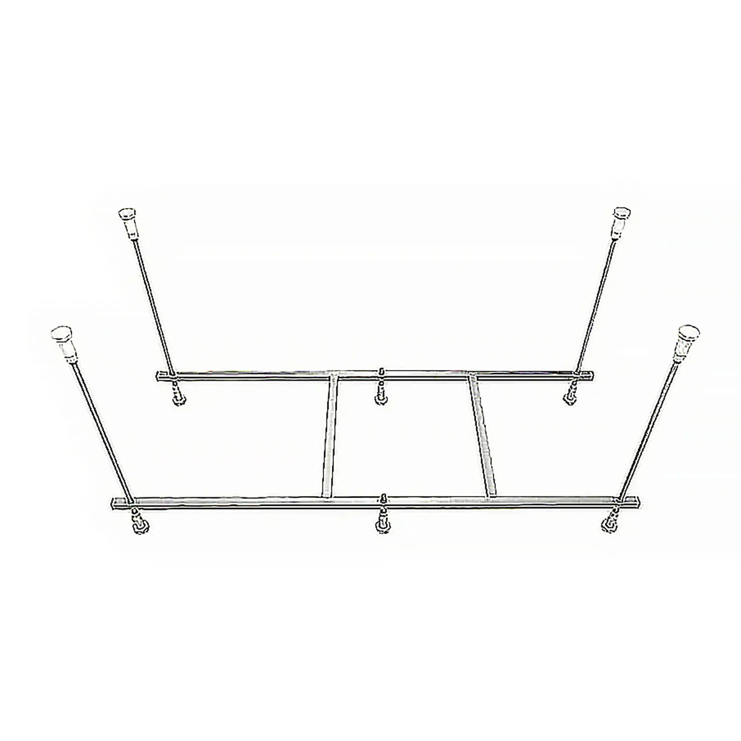 Каркас к ванне Azario CLARIS 170х70 металл (AZ-1004K)