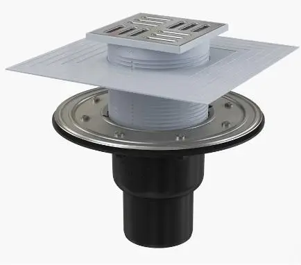 Душевой трап Alcadrain с решеткой хром (APV4344)