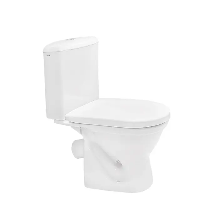 Унитаз-компакт Santek Алькор с сидением стандарт, косой выпуск (1.WH30.2.196)