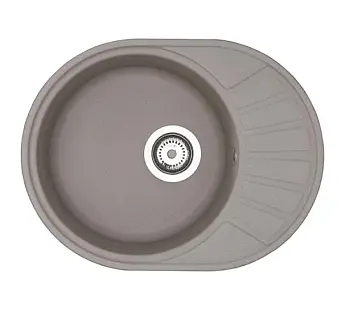 Кухонная мойка AQUATON Чезана, цвет серый шелк (1A711232CS250)