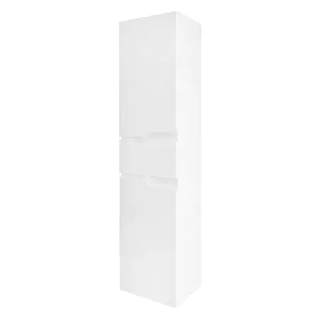 Пенал Azario KANTRI 40 400х307х1600 подвесной, левосторонний, белый глянец (CS00097264)