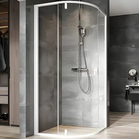 Душевой уголок Ravak Nexty NSKK3-90 90x90 стекло Transparent, профиль Белый (3O677101Z1)