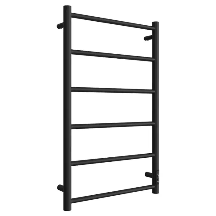 Полотенцесушитель электрический ДВИН J neo 80/50 1"-1/2" К диммер Чёрный матовый (4657763750640)