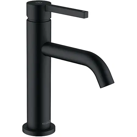 Смеситель для раковины Kludi Nova Fonte Pura керамический картридж, черный матовый (200263915)