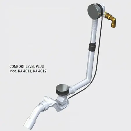 Cлив-Перелив Kaldewei Comfort-Level Plus, mod. 4011 с функцией налива (687772370999)