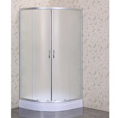 00050518 Душевое ограждение CS-8005S  80х80х195 низ.поддон 13 см, стекло 4мм ФОТО