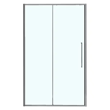 Душевая дверь Azario SHANGHAI 1000х1950 раздвижная, прозрачное стекло 6 мм, профиль матовый графит (AZ-Y43-100-MGR-CL)