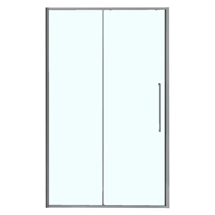 Душевая дверь Azario SHANGHAI 1500х1950 раздвижная, прозрачное стекло 6 мм, профиль матовый графит (AZ-Y43-150-MGR-CL)