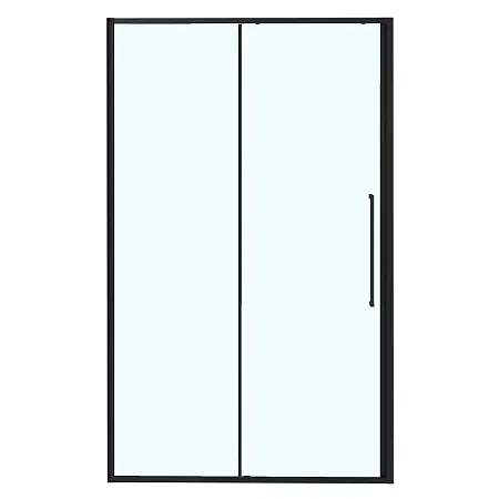 Душевая дверь Azario Шанхай 1000х1950 раздвижная, прозрачное стекло 6 мм, профиль черный матовый (AZ-Y43-100-MB-CL)