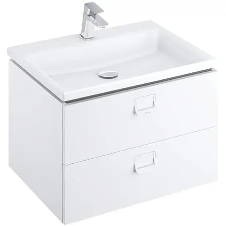 Тумба под раковину Ravak SD Comfort 80 подвесная, Белая глянцевая (X000001378)