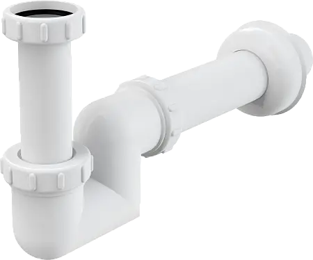 Сифон для раковины и биде Alcadrain пластик 40 мм (A45F-40)