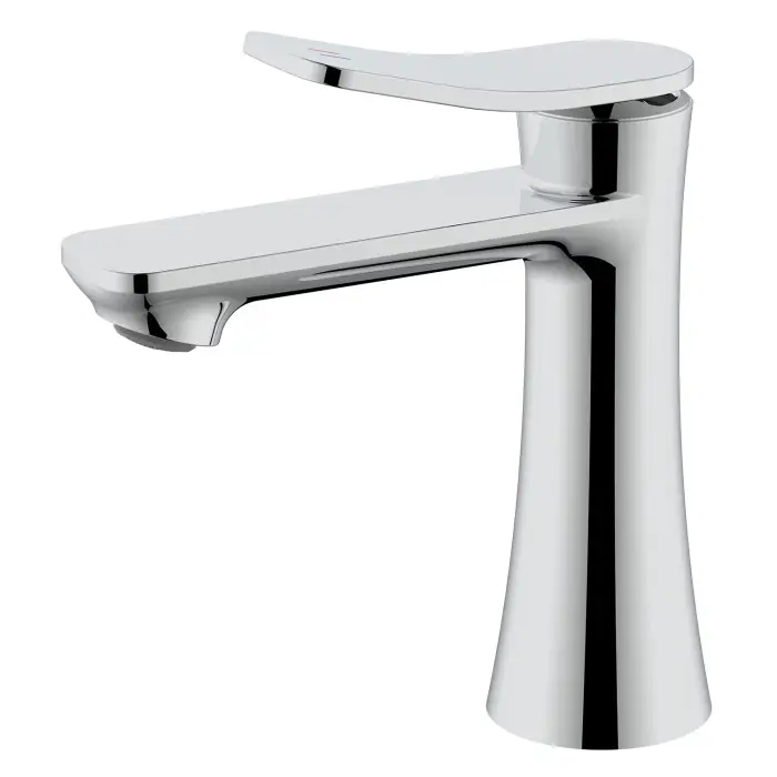 Cмеситель для раковины Azario Escaro керамический картридж, хром (AZ-K1074)