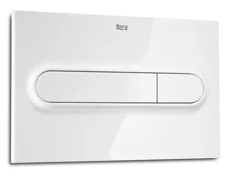 Кнопка смыва двойная Roca DUPLO IN-WALL  PL1, белая