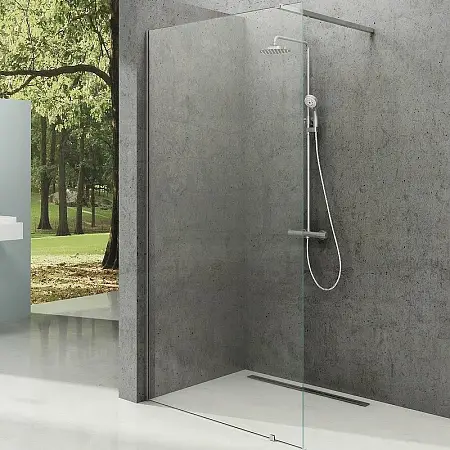 Душевая перегородка Ravak Walk-In Wall 140 стекло Transparent, профиль Хром (GW9WM0C00Z1)
