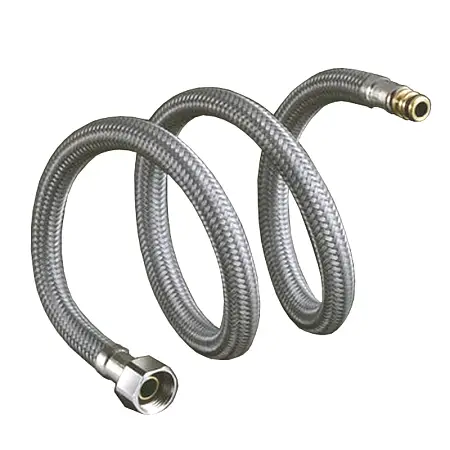 Гибкая подводка Tucai 1/2-М8 L17, 100 см, в полимерной АСВ (антикоррозийной) оплетке, вн.- нар. (206430)