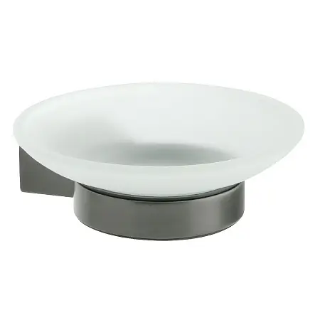 Мыльница Fixsen Trend GRAPHITE стекло, графит (FX-98008)