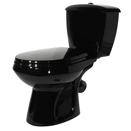 Унитаз-компакт Элисса Стандарт, с сиденьем, черный (43374130202)