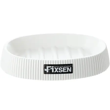 Мыльница Fixsen White Boom пластик, белый (FX-412-4)