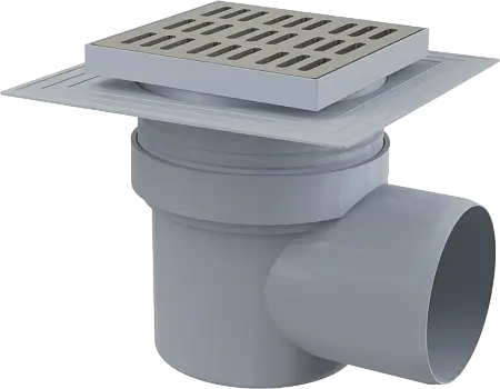 Душевой трап Alcadrain с решеткой хром (APV12)