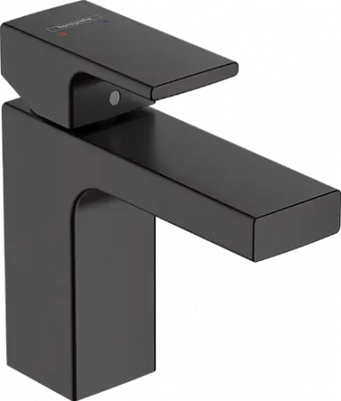 Смеситель для раковины Hansgrohe Vernis Shape, матовый чёрный (71569670)