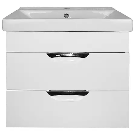 Комплект Тумба Стиль- 60/2 "Соло" 600х580х480 подвесная, с раковиной Tempo 60, с доводчиками (CS00091374)
