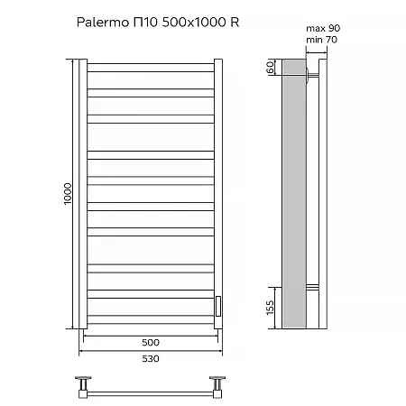 Palermo П10 500х1000 R