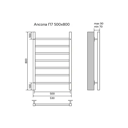 ANCONA  500х800  водяной 7 кв