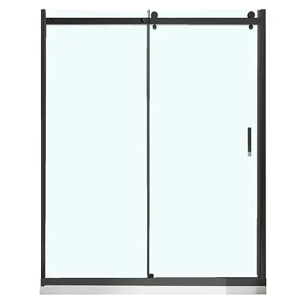 Душевая дверь Azario BERN 1700х1950, прозрачное стекло 6 мм, профиль черный матовый (AZ-733-170-BM-CL)