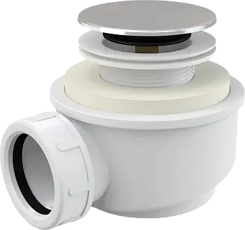 Сифон для душевого поддона Alcadrain хром (A476)