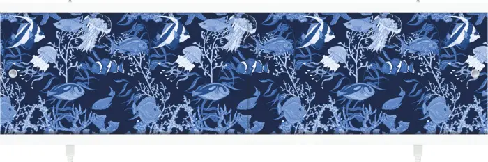 Экран для ванны Метакам "Кварт" 1,48 черный мрамор (CS00011051)