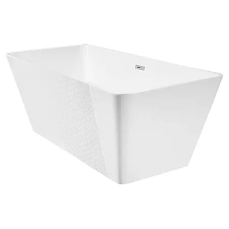 Ванна акриловая Loranto 1700х750х580 прямоугольная, отдельностоящая, в комплекте с сифоном и опорными ножками, цвет белый (CS-13-170)