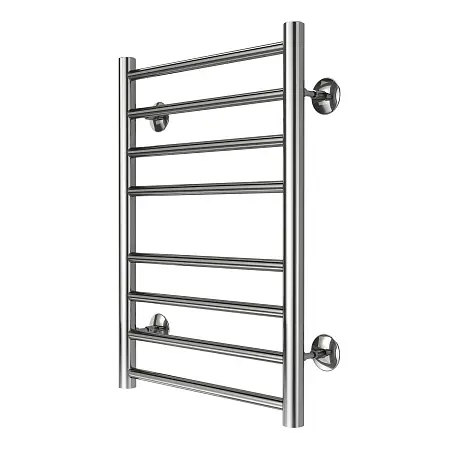 Полотенцесушитель водяной AZARIO PARMA 400/600 8 секций, нижнее/диагональное подключение, 1/2", хром (AZ10146S)