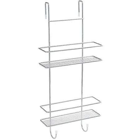 Полка корзина Fixsen подвесная, двухэтажная, хром (FX-740-2)