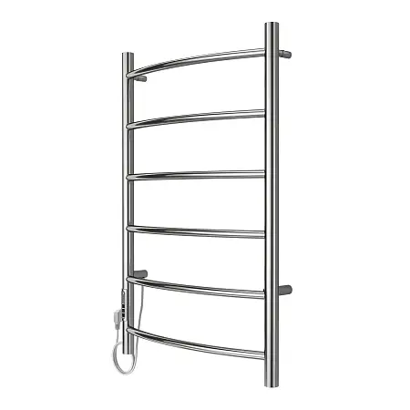Полотенцесушитель электрический AZARIO VERONA 500/800 6 секций, диммер слева, хром (AZ04758)