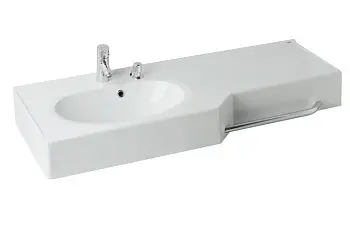 Раковина - столешница AQUATON Отель1270, белая (1A70113WOT01L) Раковина - столешница AQUATON Отель1270, белая (1A70113WOT01L)
