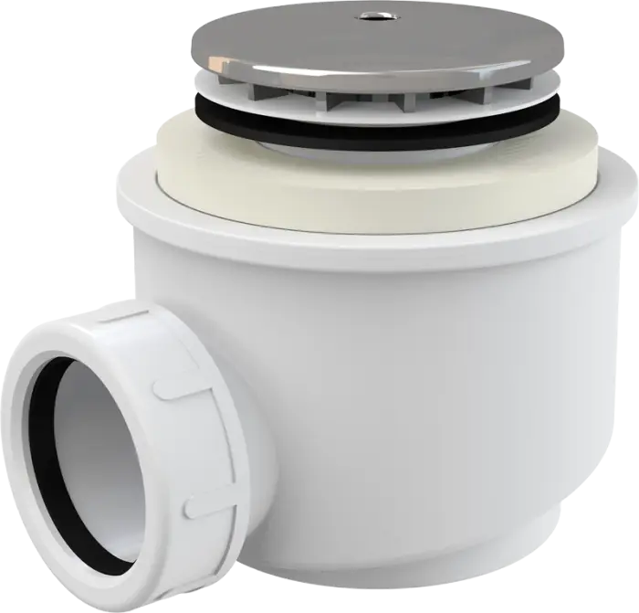 Сифон для душевого поддона Alcadrain 50 мм, хромированный (A47CR)