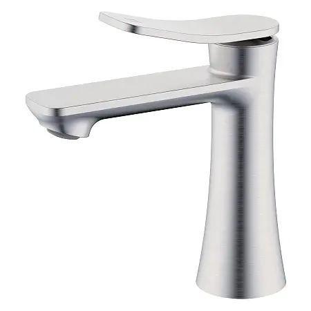 Cмеситель для раковины Azario Escaro керамический картридж, сатин (AZ-K1074BN)