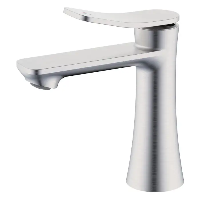 Cмеситель для раковины Azario Escaro керамический картридж, сатин (AZ-K1074BN)