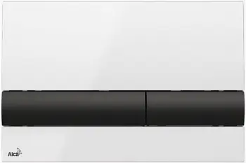 Кнопка смыва Alcadrain, Белая/Черная (M1710-8)