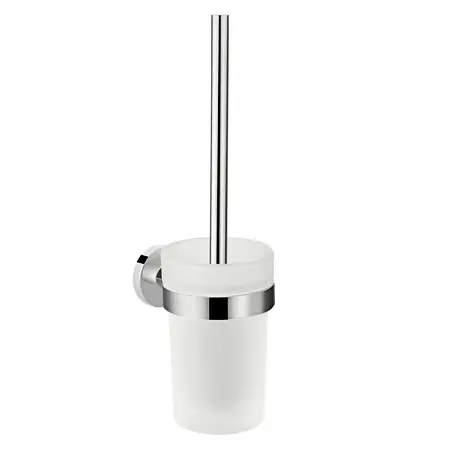 Ёрш для унитаза Hansgrohe Logis Universal с держателем,стекло, хром (41722000)