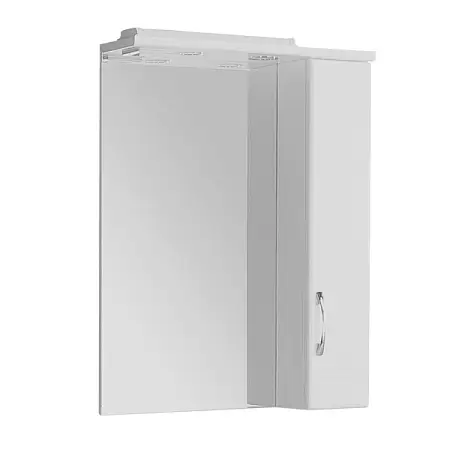 Зеркало-шкаф AQUATON ОНДА-60 правый, белый (1A009802ON01R)