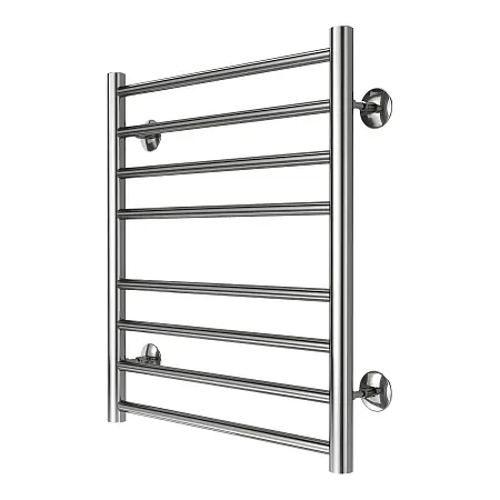 Полотенцесушитель водяной AZARIO PARMA 500/600 8 секций, нижнее/диагональное подключение, 1/2", хром (AZ10156S)