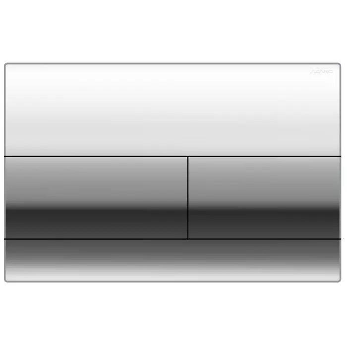 Кнопка смыва AZARIO NEW двойная, пластик, хром (AZ-013.02)