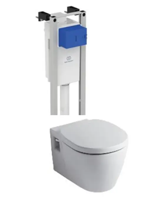 Комплект инсталляции Ideal Standard ProSys Eco Frame M  с унитазом Connect E803501, сиденье микролифт E712701 (W220101)