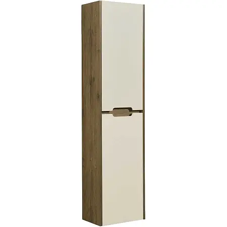 Пенал подвесной AQUATON Оливия 40  подвесной Бежевый/Дуб веллингтон (1A254603OLVG0)